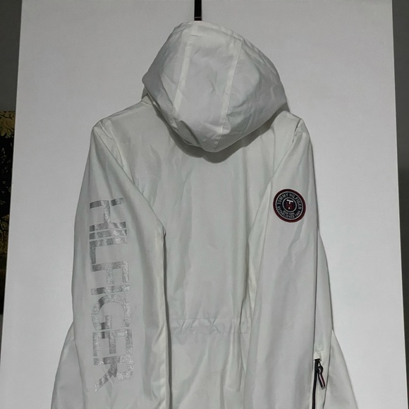 White Tommy Hilfiger Systems Jacket Shell Only M - Picture 2 of 14